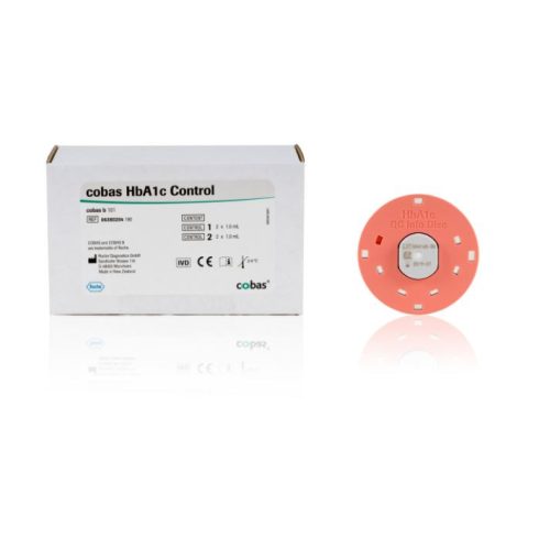 Roche Cobas b 101 HbA1c Control teszt 4 db-os