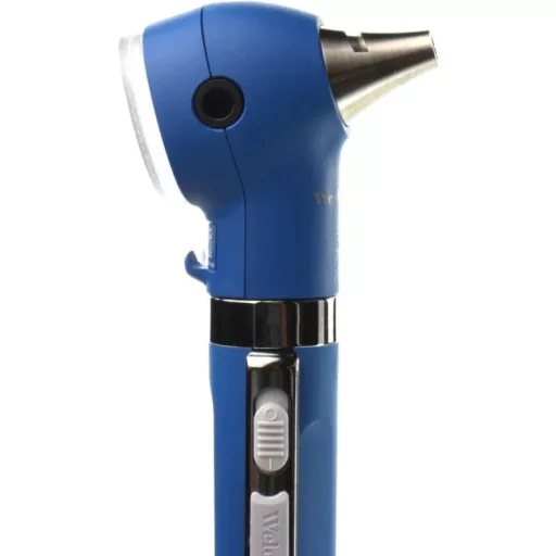 Welch Allyn Pocket LED Otoscope, blue/Blueberry, 3 Lumen, 22870