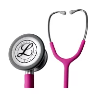   3M™ Littmann® Classic III™ Stethoscope, 5648C, Stainless-finish Chestpiece, Satin-finish Raspberry Tube