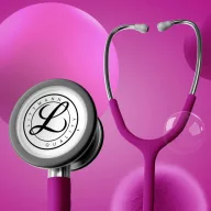   3M™ Littmann® Classic III™ Stethoscope, 5648C, Stainless-finish Chestpiece, Satin-finish Raspberry Tube