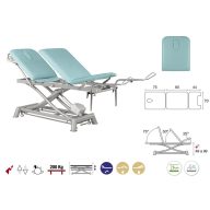   Wielofunkcyjne łóżko do badań Winterthur Versa-4 szeroki 70cm