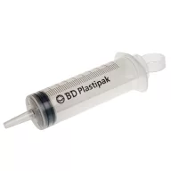   BD Plastipak irrigation syringe 100 ml, catheter tip + Luer adapter, for wound and bladder irrigation, 25 pcs/box, Ref: 300605