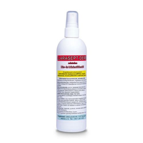 Clarasept-derm, C-DERM skin disinfectant spray 250 ml colourless