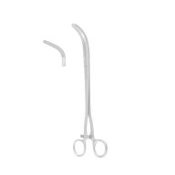   Wertheim curved gynaecological forceps for hysterectomy 255mm