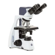   Euromex bScope BS.1157 microscope, E-Plan and Plan, clear field of view and phase contrast versions