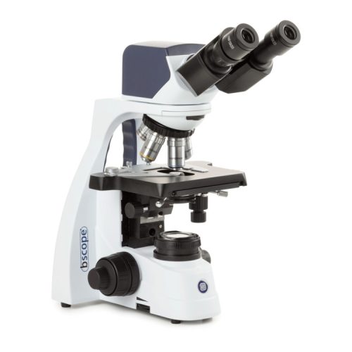 Mikroskop Euromex bScope BS.1157, wersje E-Plan i Plan, z jasnym polem widzenia i kontrastem fazowym